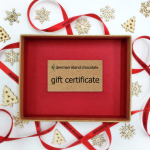 gift certificates